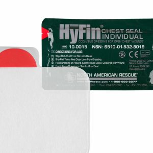 Alternative view of HyFin Chest Seal, 6" x 6"