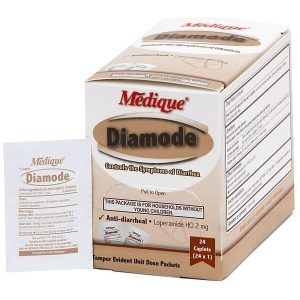 Anti-Diarrhea Tablets, 24 Tablets Per Box, Medique, 20064