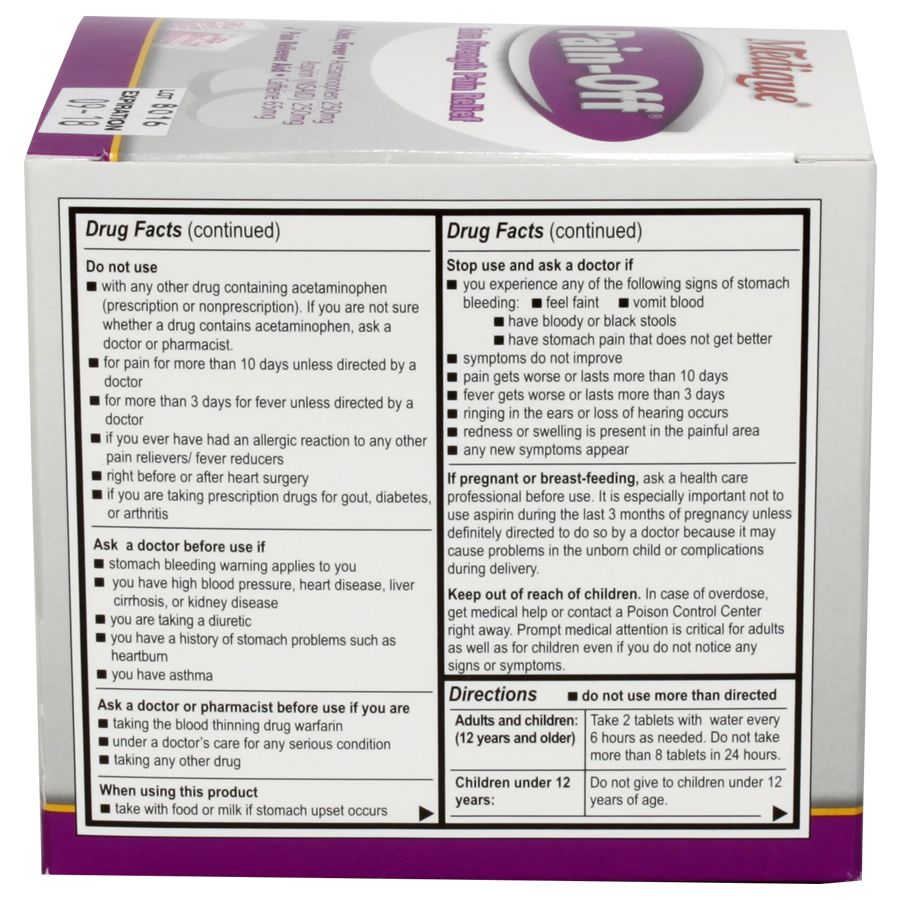 Pain-Off Extra-Strength Pain Relief, 100/Box - Image 5