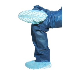 Shoe Covers, Non-Skid, Blue, Dukal (350-10), 100/Bag - Image 3