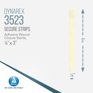 Alternative view of 1/4" x 3" SecureStrip Adhesive Wound Closures, 3 per pouch
