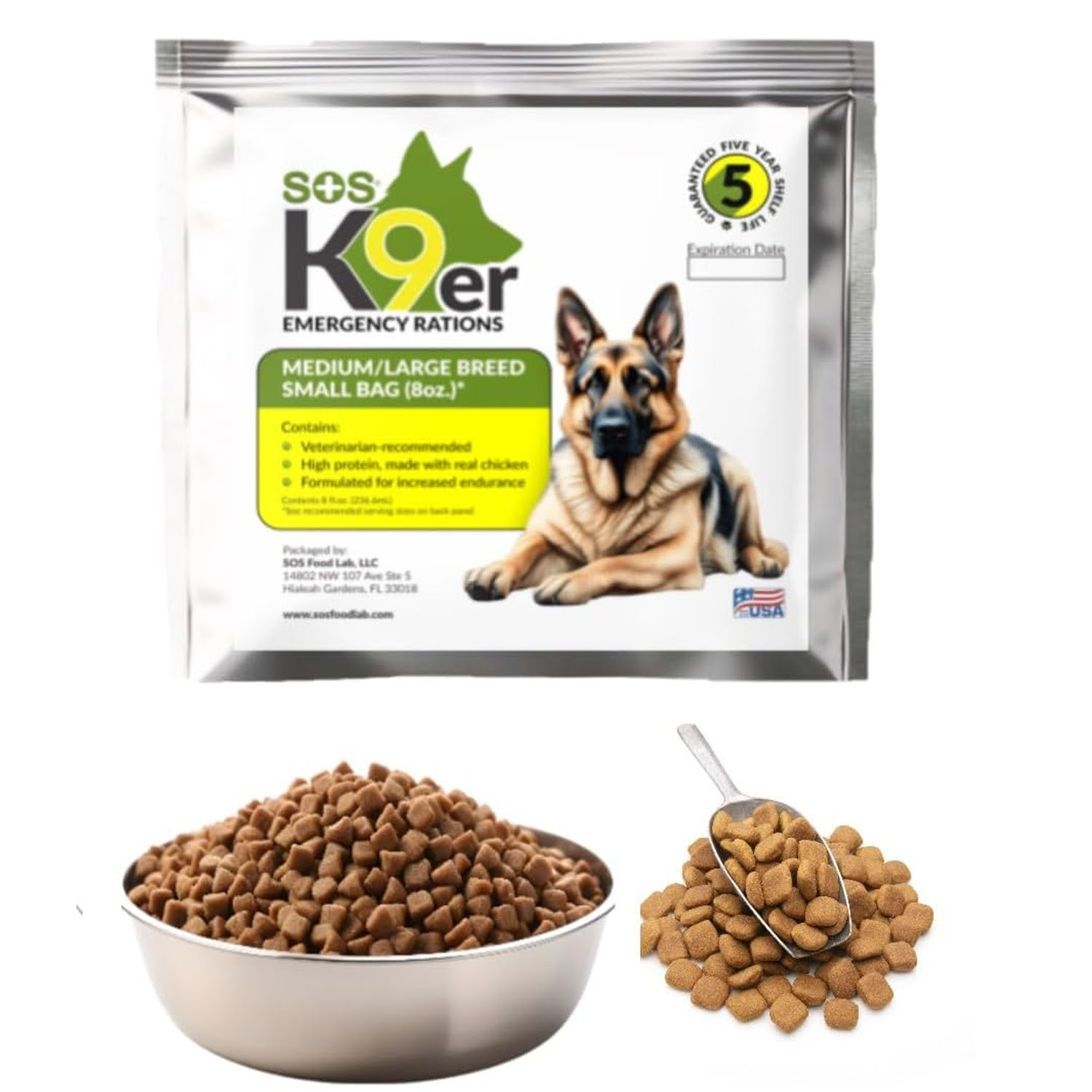 Grab and Go Pet Food Ration, Dog, 8oz Pack - Image 3