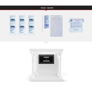 Alternative view of 2 Person Necessity Survival Kit, Drybag