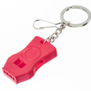 2-Piece Plastic Raptor Whistle with Key Chain & Zipper Ring (115 dB) - Image 7