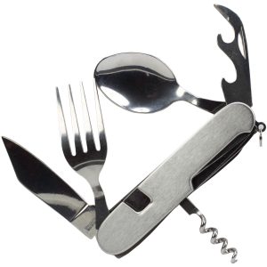 Knife/ Fork / Spoon Combo Utility Tool with Can & Bottle Opener - Image 7