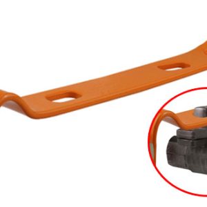 Pry Bar with Emergency Gas Valve Shut Off Tool, 15"
