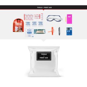 1 Person Essential Survival Kit, Rolling Bag - Image 3