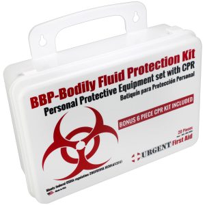 BBP / Bodily Fluid Protection Kit with Bonus 6 piece CPR kit for additional Rescuer Protection - Image 4
