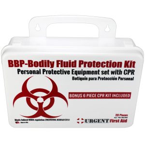 BBP / Bodily Fluid Protection Kit with Bonus 6 piece CPR kit for additional Rescuer Protection - Image 6