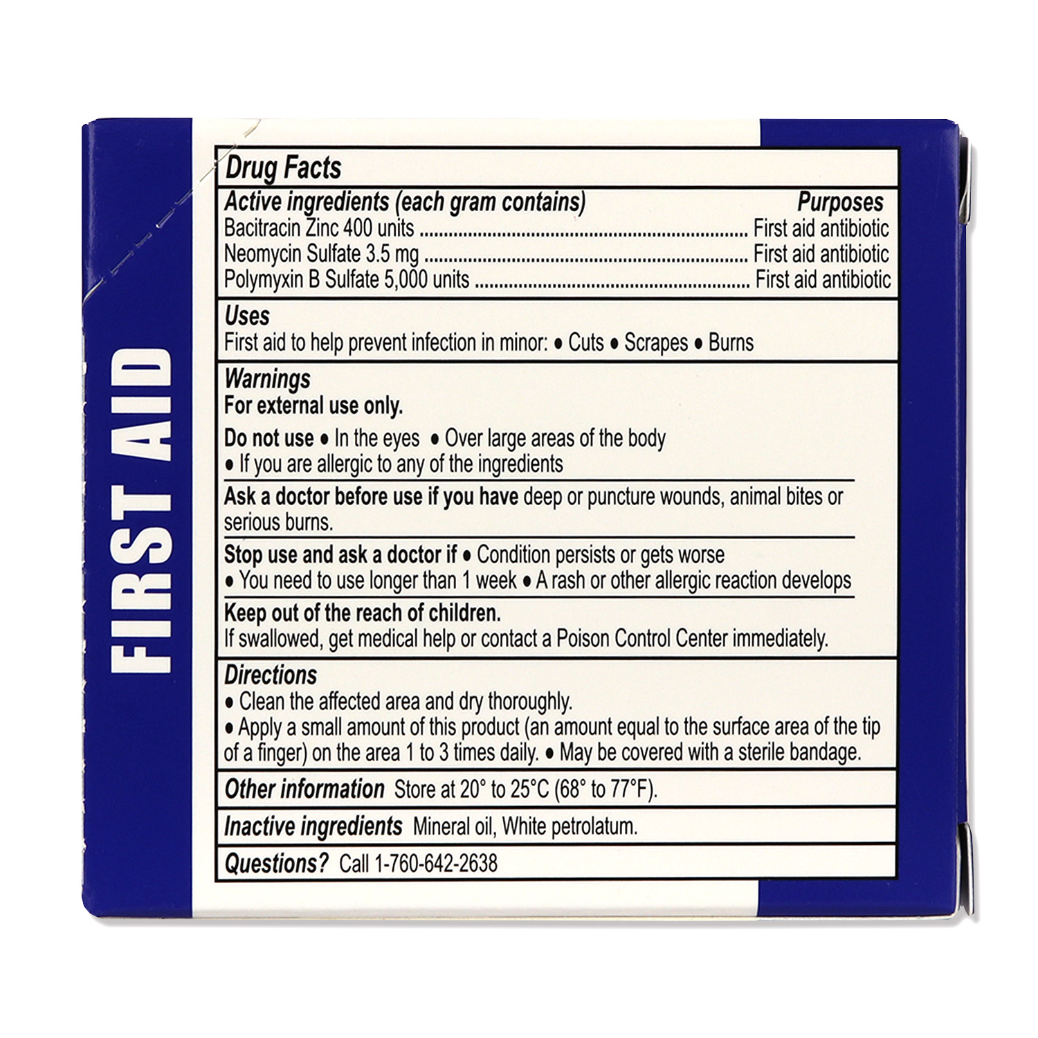 Triple Antibiotic Ointment, 0.5gm, 25 per box - Image 2