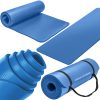 Thick Travel Yoga Mat with Carrying Strap